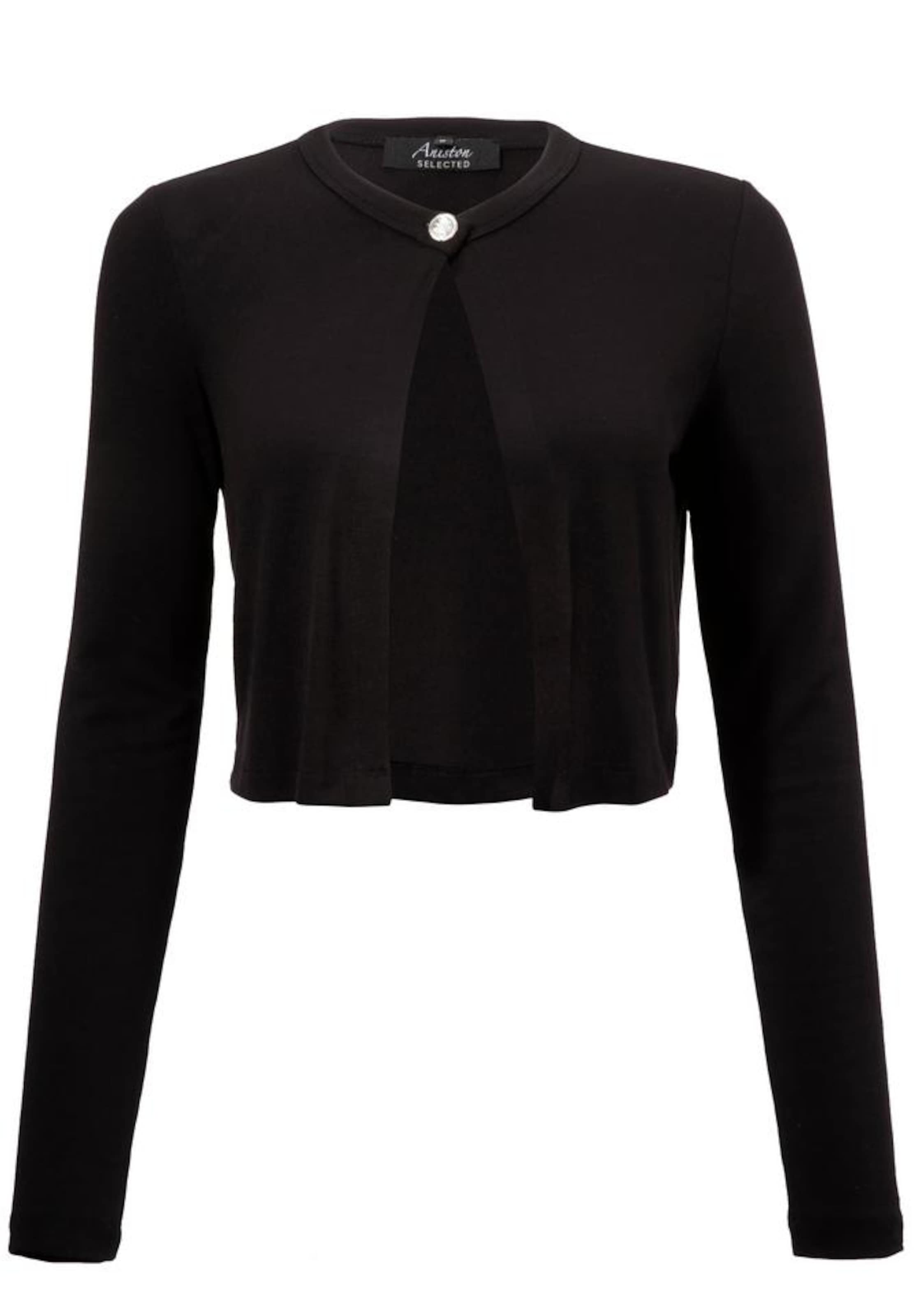 Aniston SELECTED Bolero in Schwarz: Vorderseite
