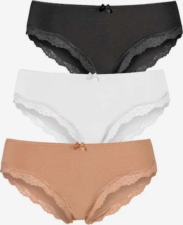 LASCANA Panty in Brown: front