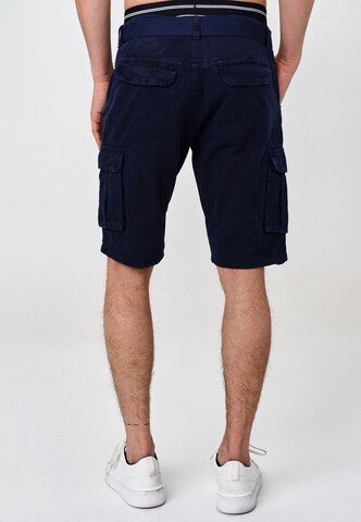 INDICODE JEANS Regular Trousers ' Blixt ' in Blue