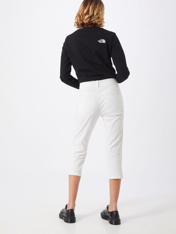 Coupe slim Jean 'Kate' TOM TAILOR en blanc