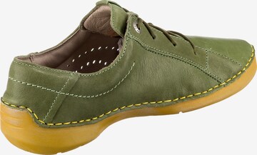 JOSEF SEIBEL Lace-Up Shoes 'Fergey 73' in Green