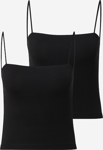 Gina Tricot Top 'Scarlet' in Black: front