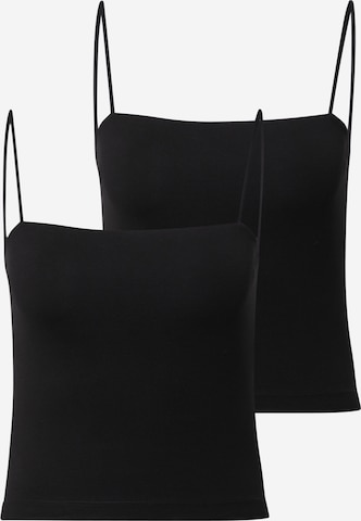 Gina Tricot Top 'Scarlet' in Schwarz: predná strana