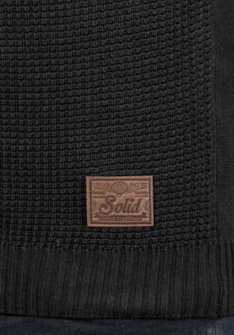 !Solid Pullover 'Tommy' in Schwarz