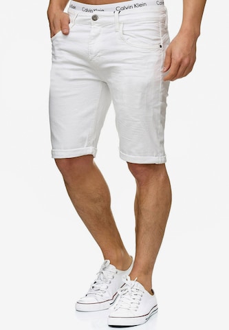 INDICODE JEANS Regular Jeans 'Caden' in White: front