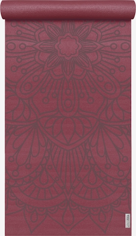 YOGISTAR.COM Mat 'Basic Art Collection Lotus Mandala' in Red: front
