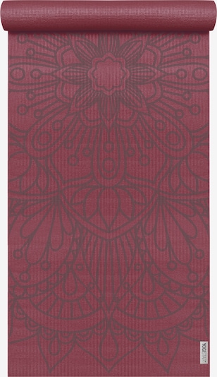 YOGISTAR.COM Mat 'Basic Art Collection Lotus Mandala' in Basalt grey / Bordeaux, Item view