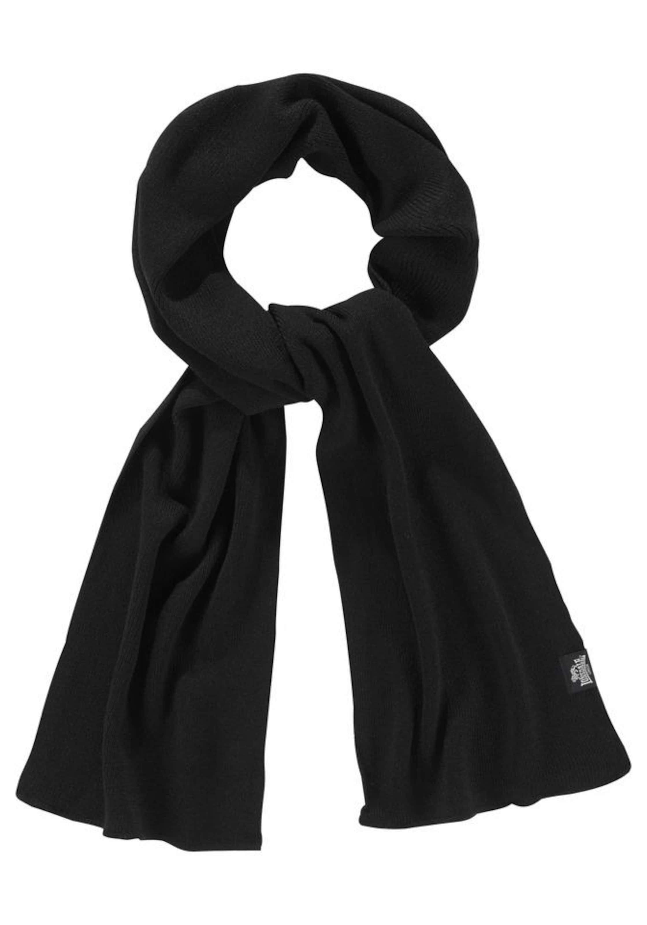 juoda LONSDALE Šalikas 'Leafield'