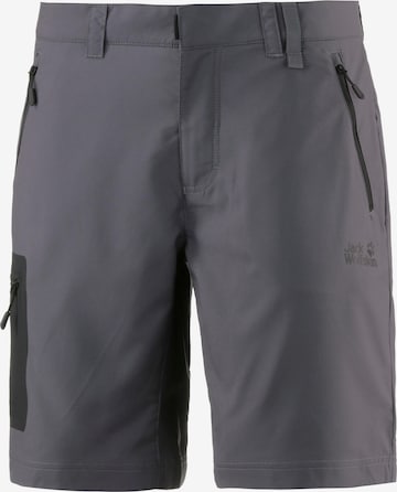 JACK WOLFSKIN Funktionsshorts 'Active Track' in Grau: predná strana