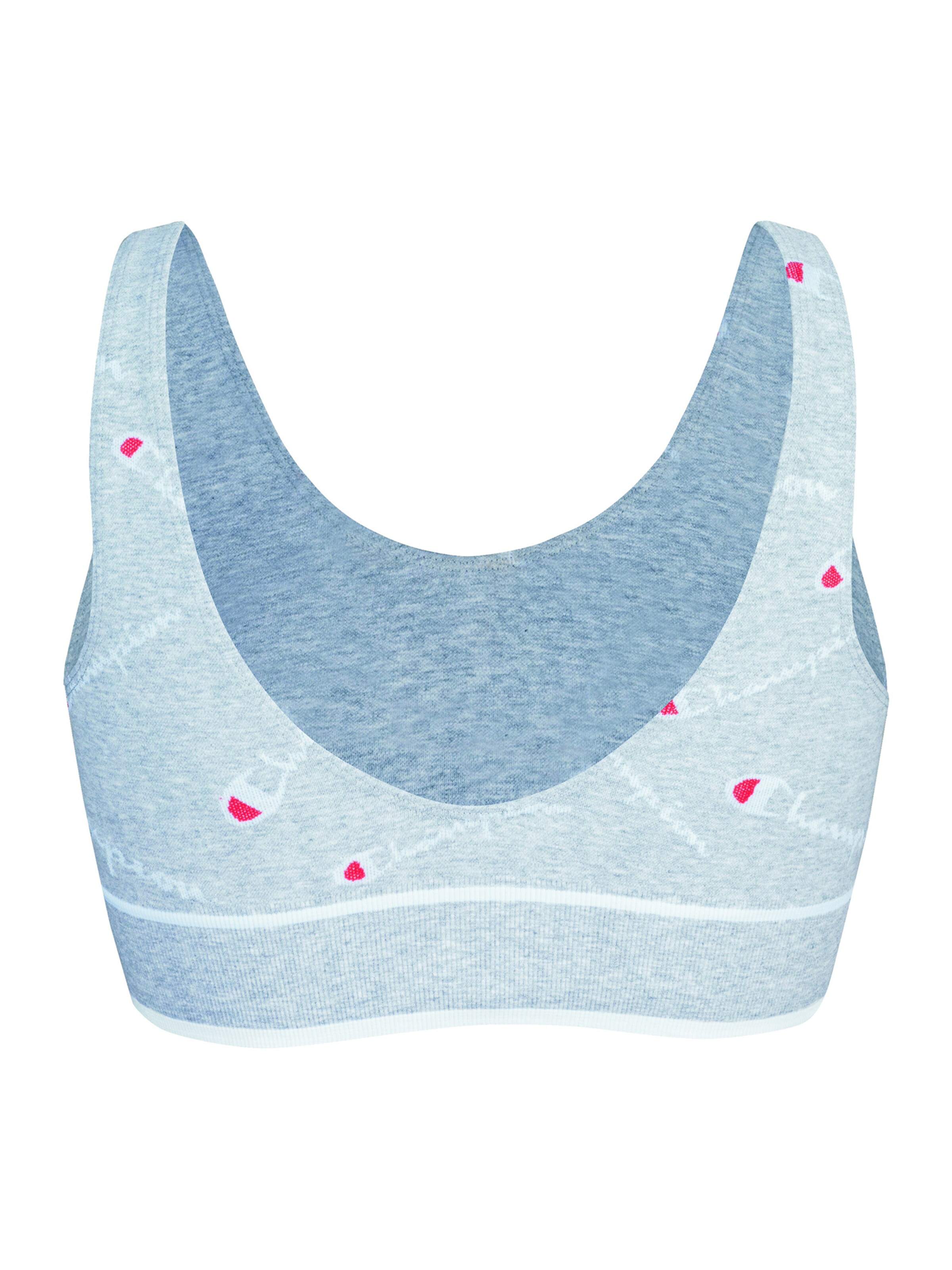 Champion Authentic Athletic Apparel Bustier Bralette 'Seamless' in Grau