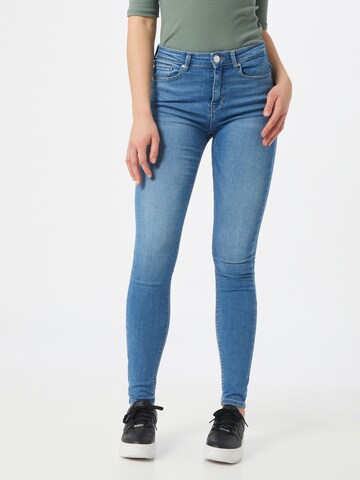 Skinny Jean ONLY en bleu : devant