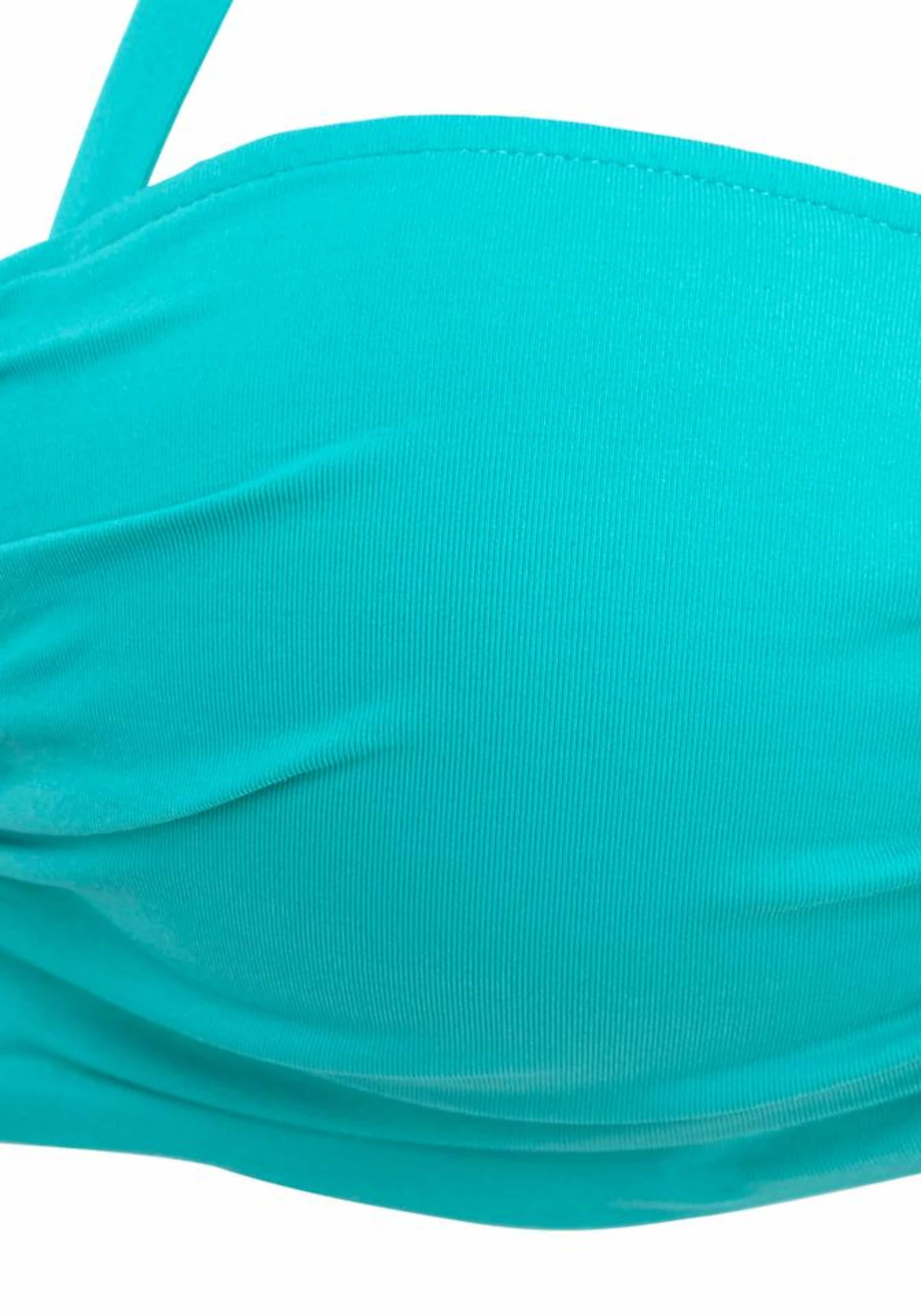 BUFFALO Бандо Верх бикини 'Happy' в Синий