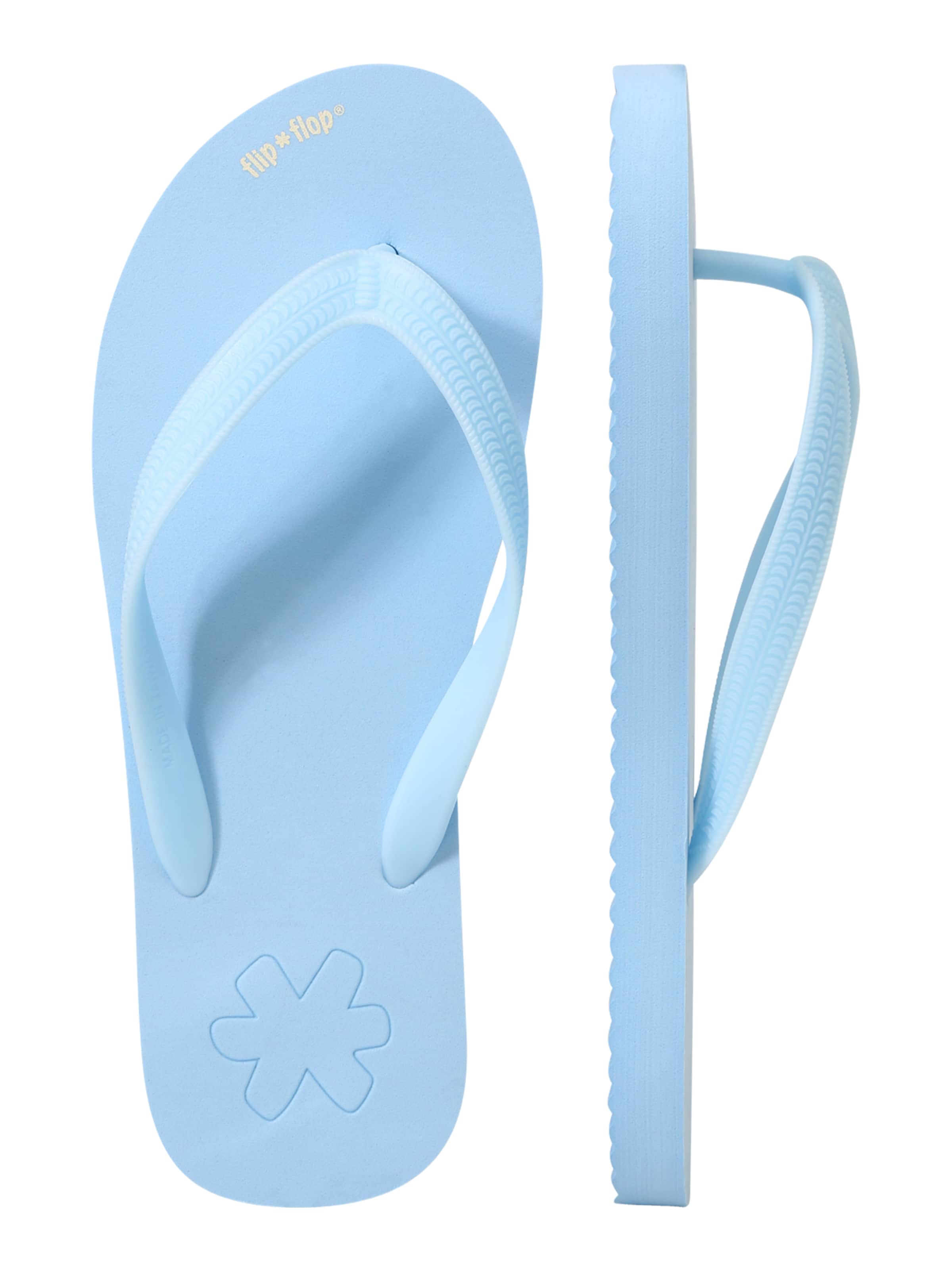 FLIP*FLOP Zehantrenner 'Original' in Blau: Seite