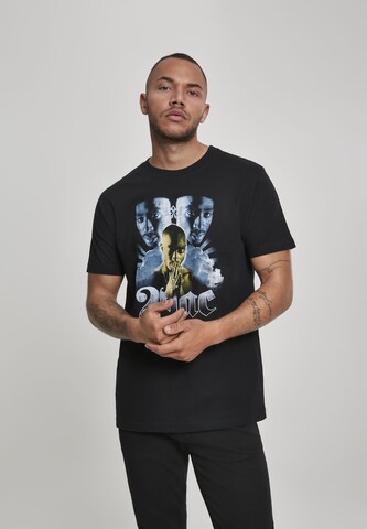 Mister Tee Shirt 'Tupac Heaven' in Zwart: voorkant