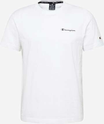 T-Shirt Champion Authentic Athletic Apparel en blanc : devant