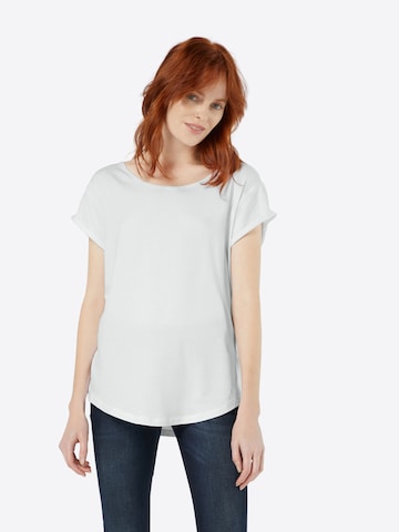 mbym Shirt 'Nisha' in Weiß: predná strana