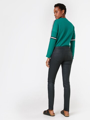 TOM TAILOR - Slimfit Vaquero 'slim Carrie with coating' en negro