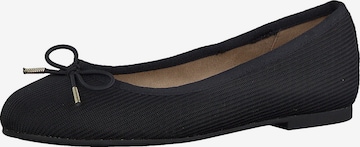 TAMARIS Ballet Flats in Black: front