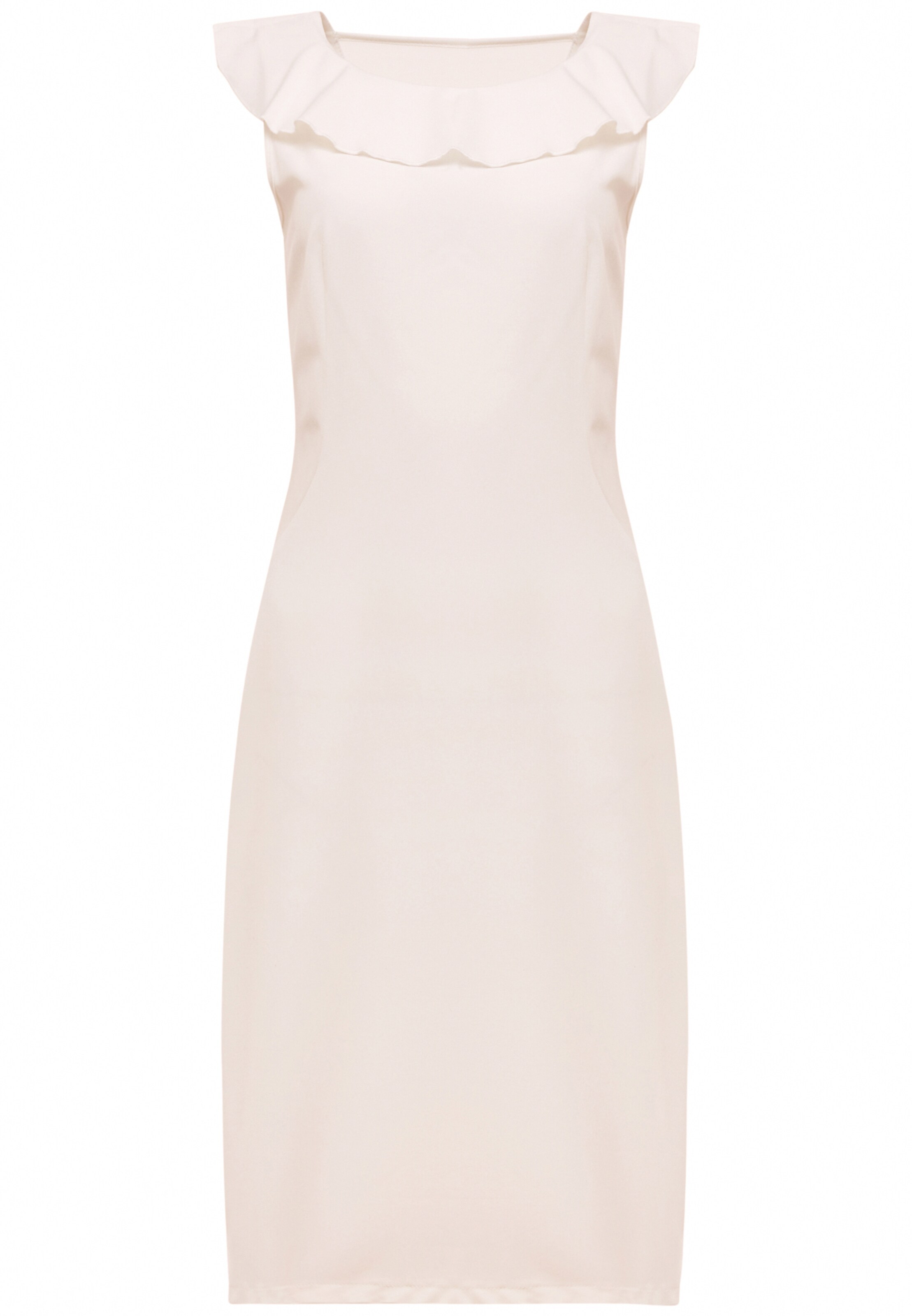 RISA - Kokerjurk in de kleur Nude