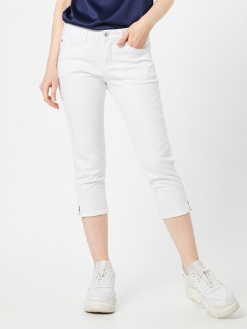 s.Oliver Skinny Broek in Wit: voorkant