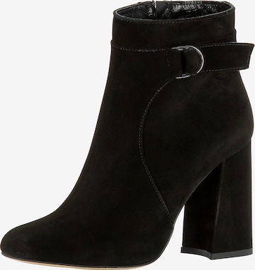 EVITA Ankle Boots 'OLIVIA' in Black: front