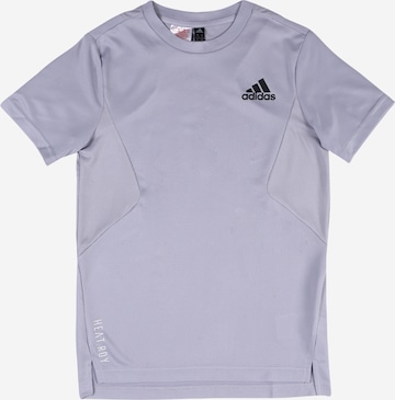 T-Shirt fonctionnel ADIDAS PERFORMANCE en gris : devant