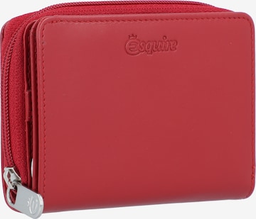 Portamonete 'New Silk' di Esquire in rosso