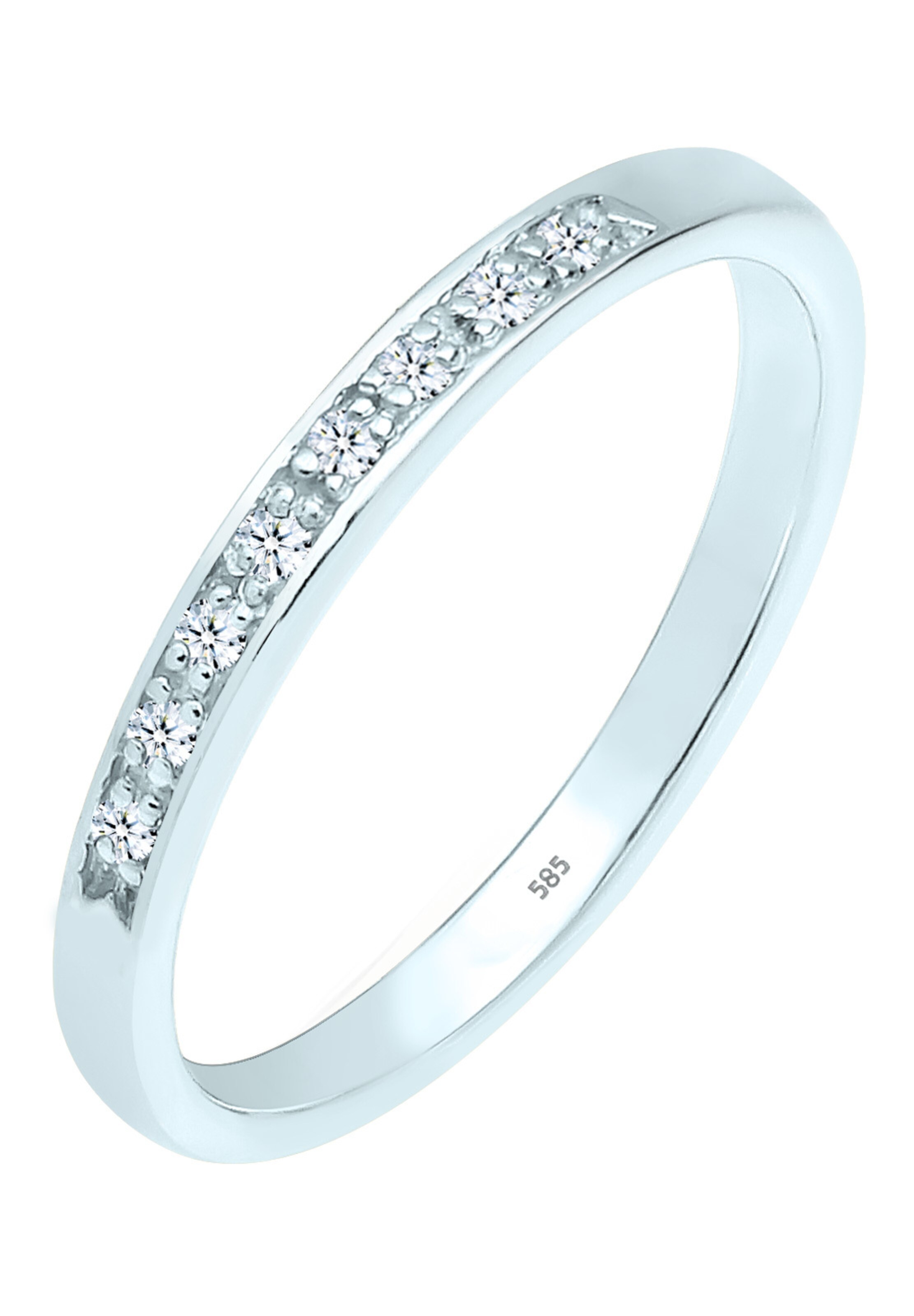 Bague Elli DIAMONDS en argent : devant