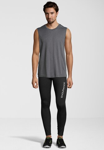 ENDURANCE Skinny Lauftights 'Stevens' in Schwarz