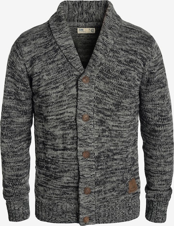 !Solid Cardigan 'Philip' in Schwarz: predná strana