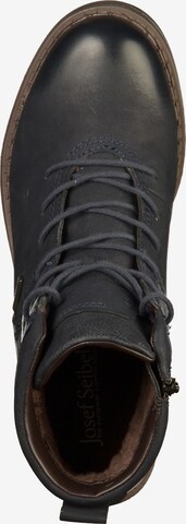 JOSEF SEIBEL Lace-Up Ankle Boots 'Selena' in Blue
