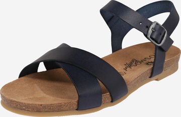 COSMOS COMFORT Sandals in Blue: front