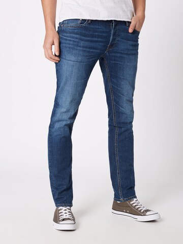 Coupe slim Jean 'Glenn' JACK & JONES en bleu : devant