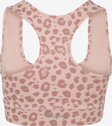 Hey Honey Bralette Sports Bra in Pink: back