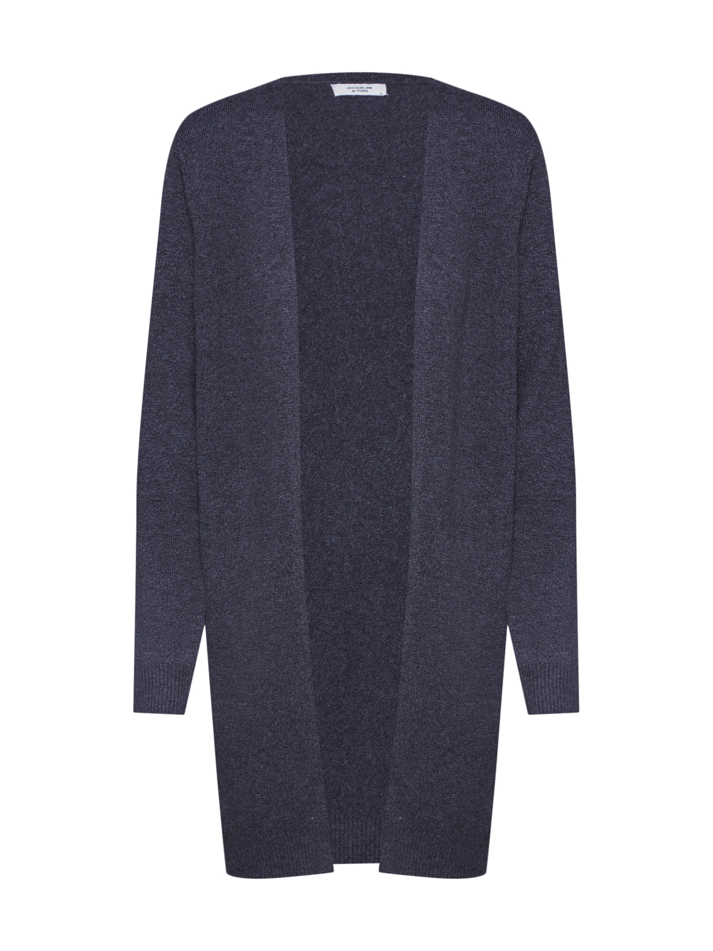 JACQUELINE de YONG - Gebreid vest in de kleur Donkergrijs