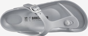 BIRKENSTOCK Japonki 'Gizeh' w kolorze srebrny