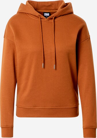 Urban Classics Sweatshirt in Bruin: voorkant