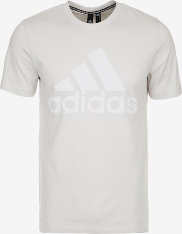 ADIDAS PERFORMANCE T-Shirt 'Must Haves Badge of Sport' in Beige: predná strana