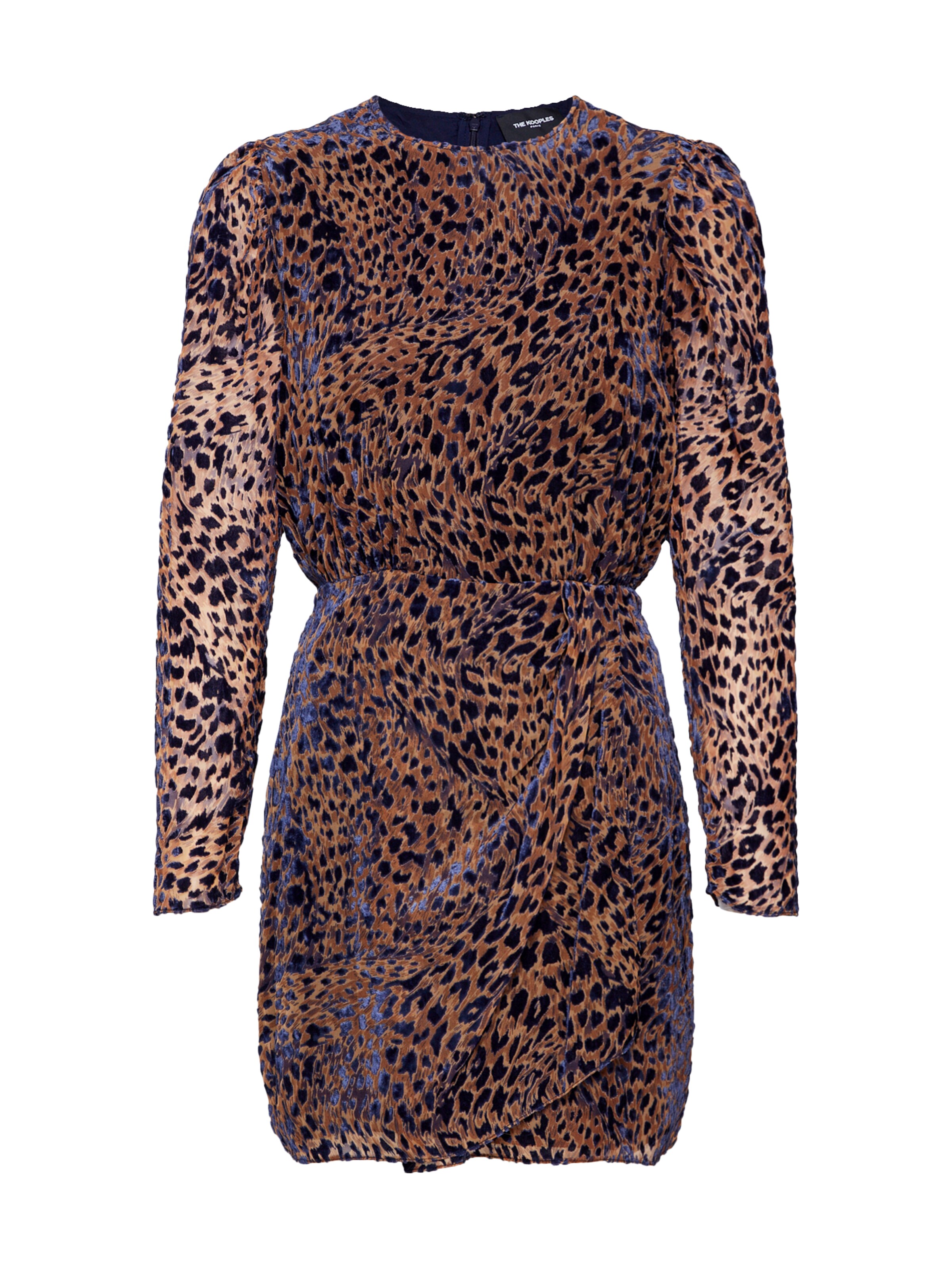 The Kooples - Jurk 'ROBE' in de kleur Bruin