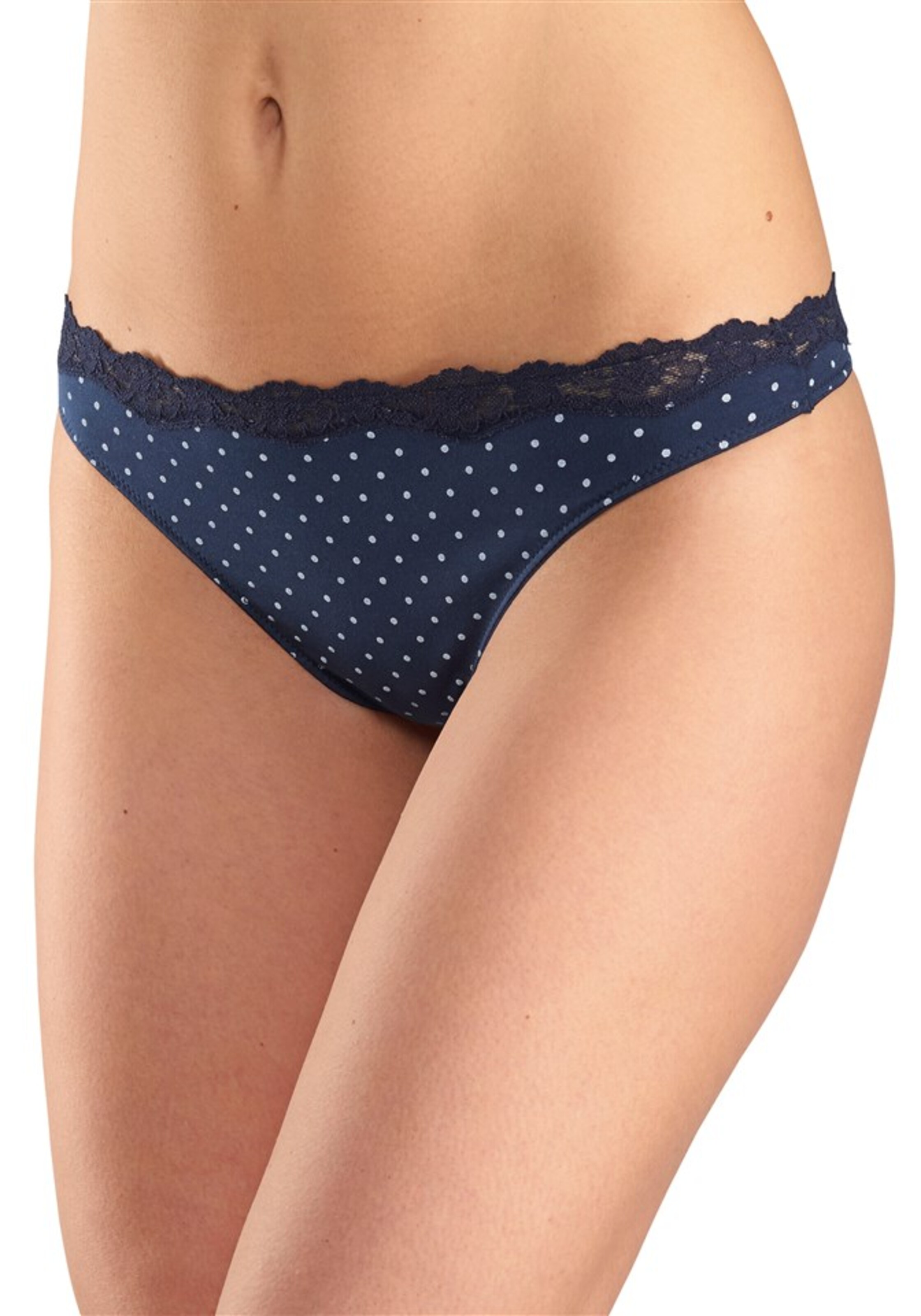 LASCANA Stringid, värv sinine: eest vaates