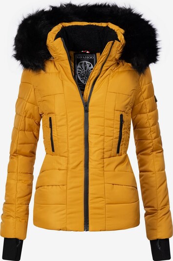 NAVAHOO Zimska jakna 'Adele' u šafran / crna, Pregled proizvoda