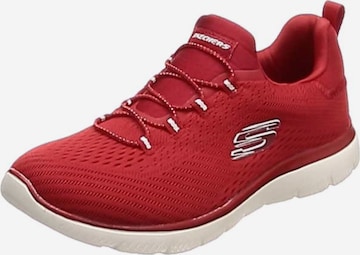 SKECHERS - Zapatillas sin cordones 'Summits' en rojo: frente