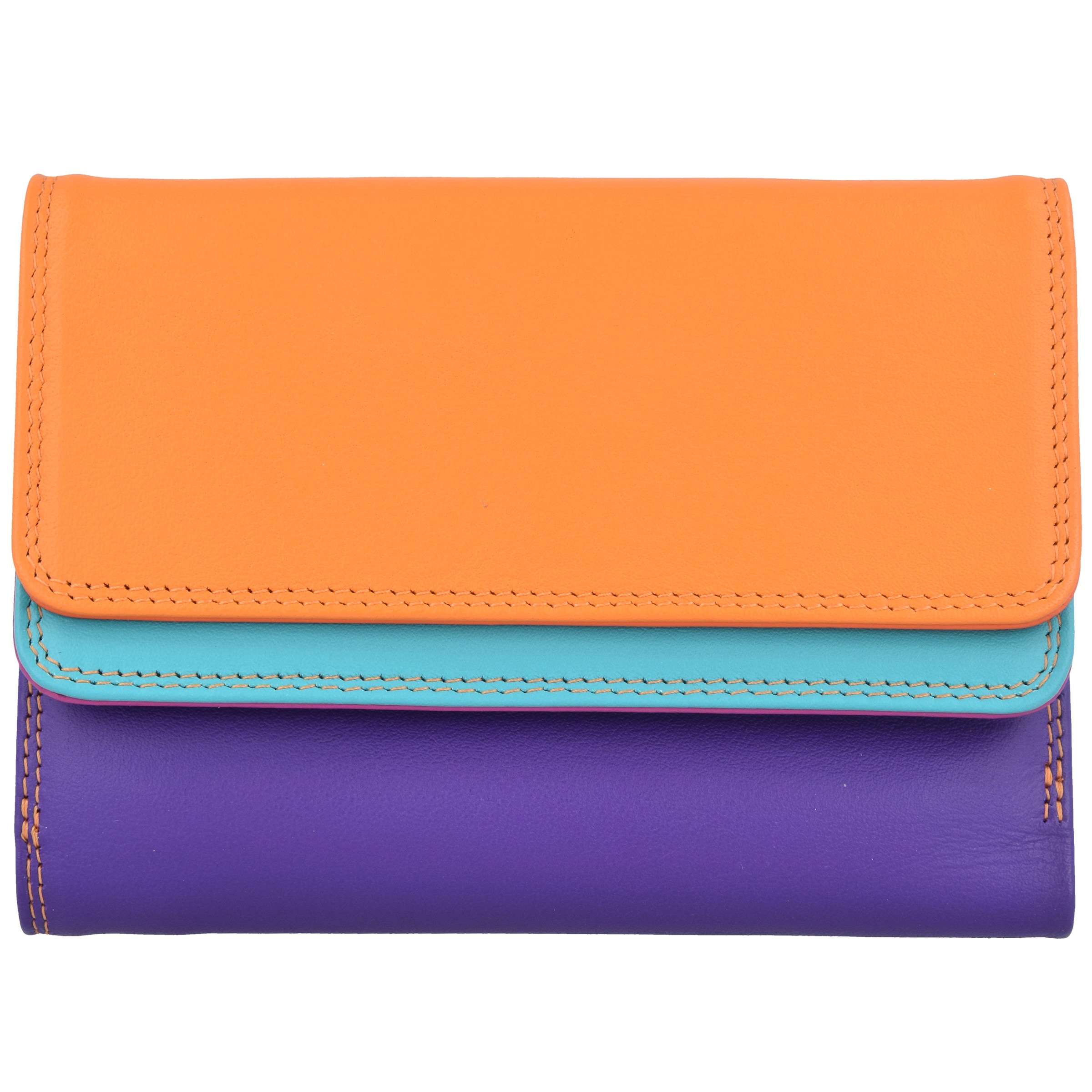 Porte-monnaies 'Double Flap' mywalit en mélange de couleurs : devant