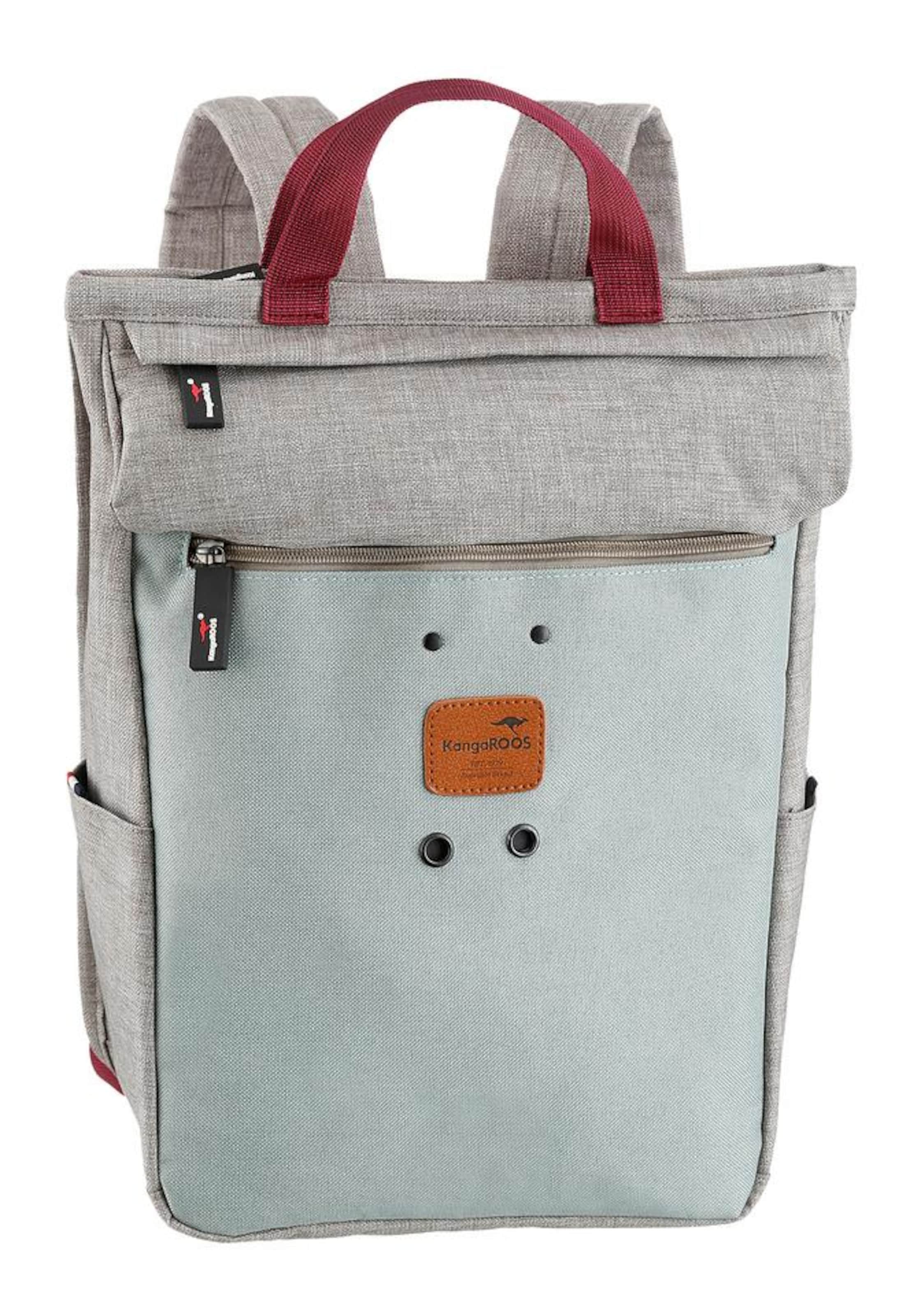 KangaROOS Cityrucksack 'Wodz' in Grau: Vorderseite