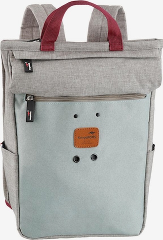 KangaROOS Backpack 'Wodz' in Grey: front