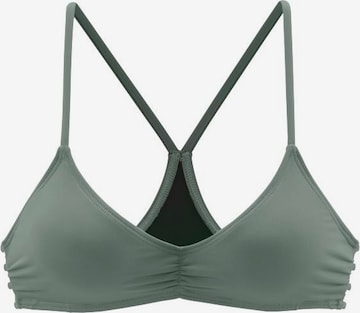 BENCH Triangen Bikiniöverdel 'Perfect' i grön: framsida