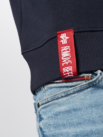 Sweat-shirt ALPHA INDUSTRIES en bleu