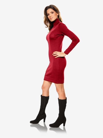 heine Knitted dress in Red