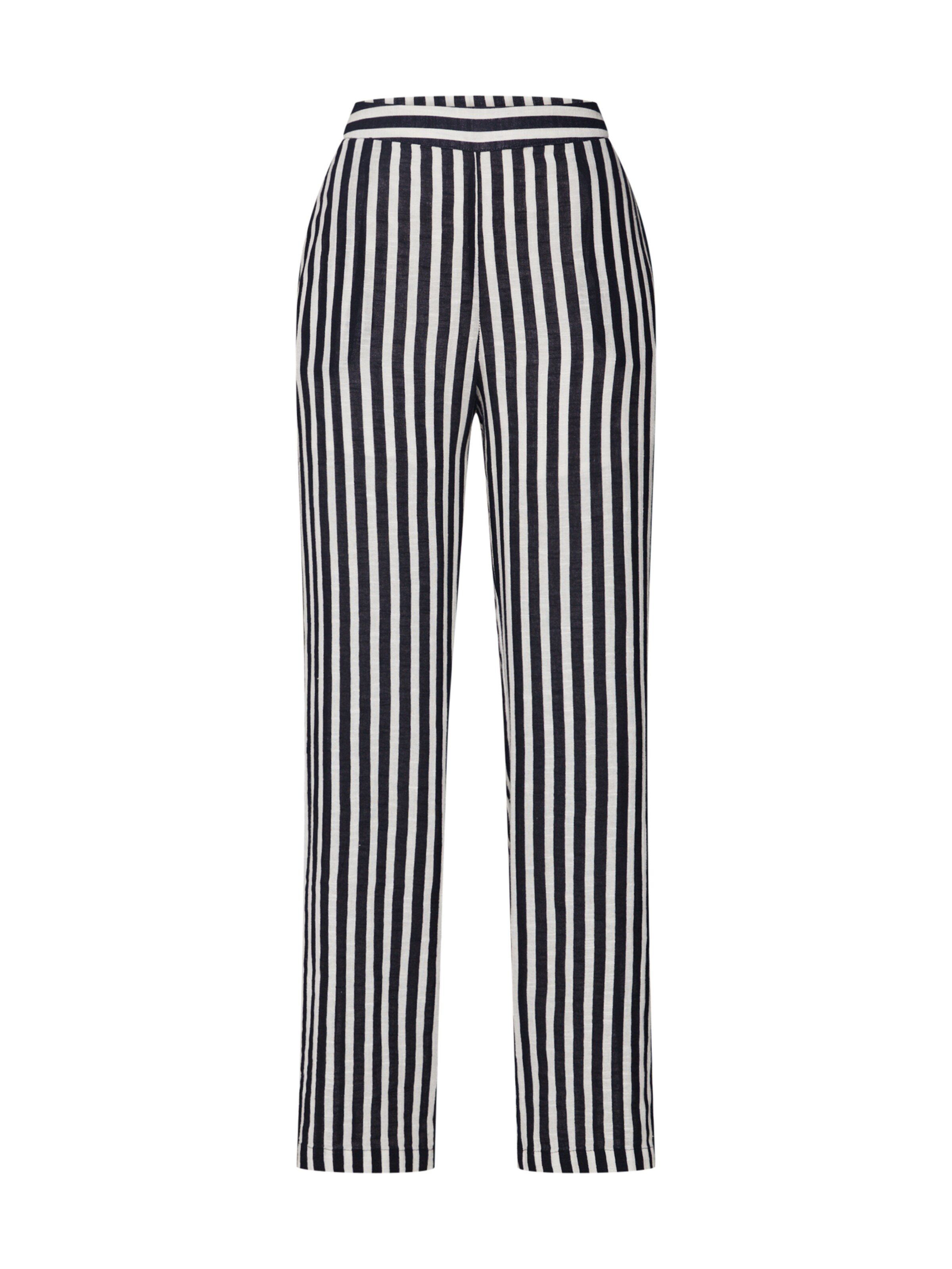 Noisy may - Broek 'NMMAI WIDE PANT' in de kleur Zwart