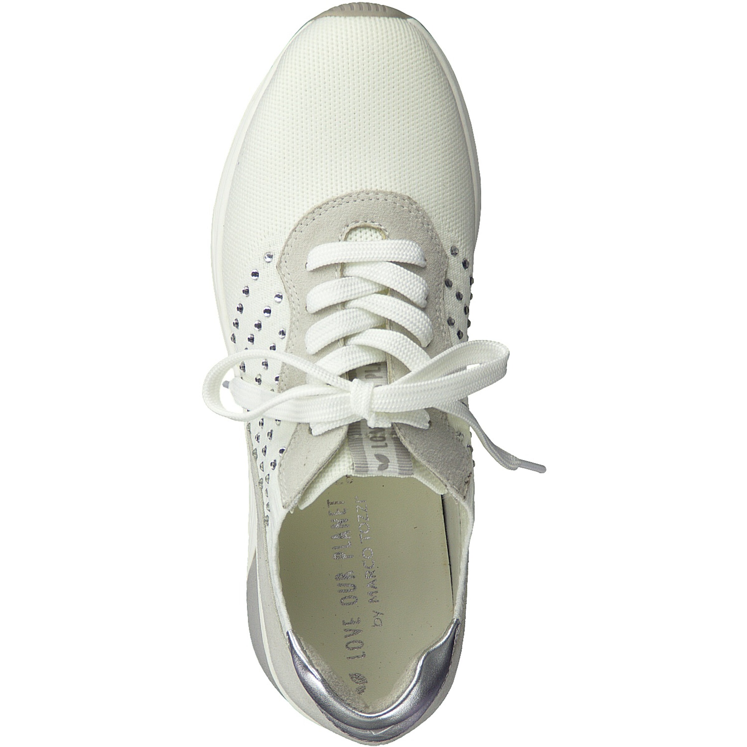 Baskets basses LOVE OUR PLANET by MARCO TOZZI en blanc